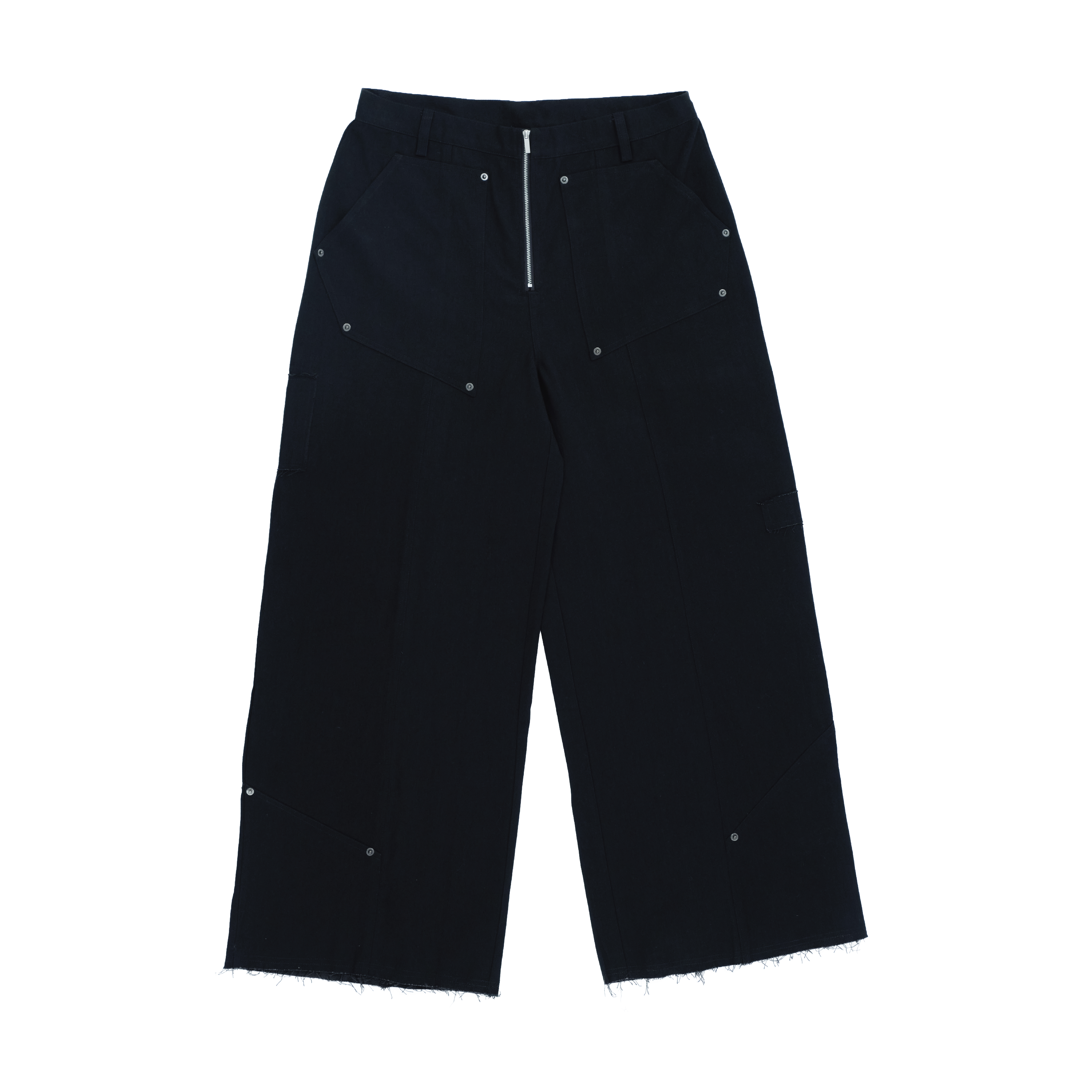 Wide Patched Trousers