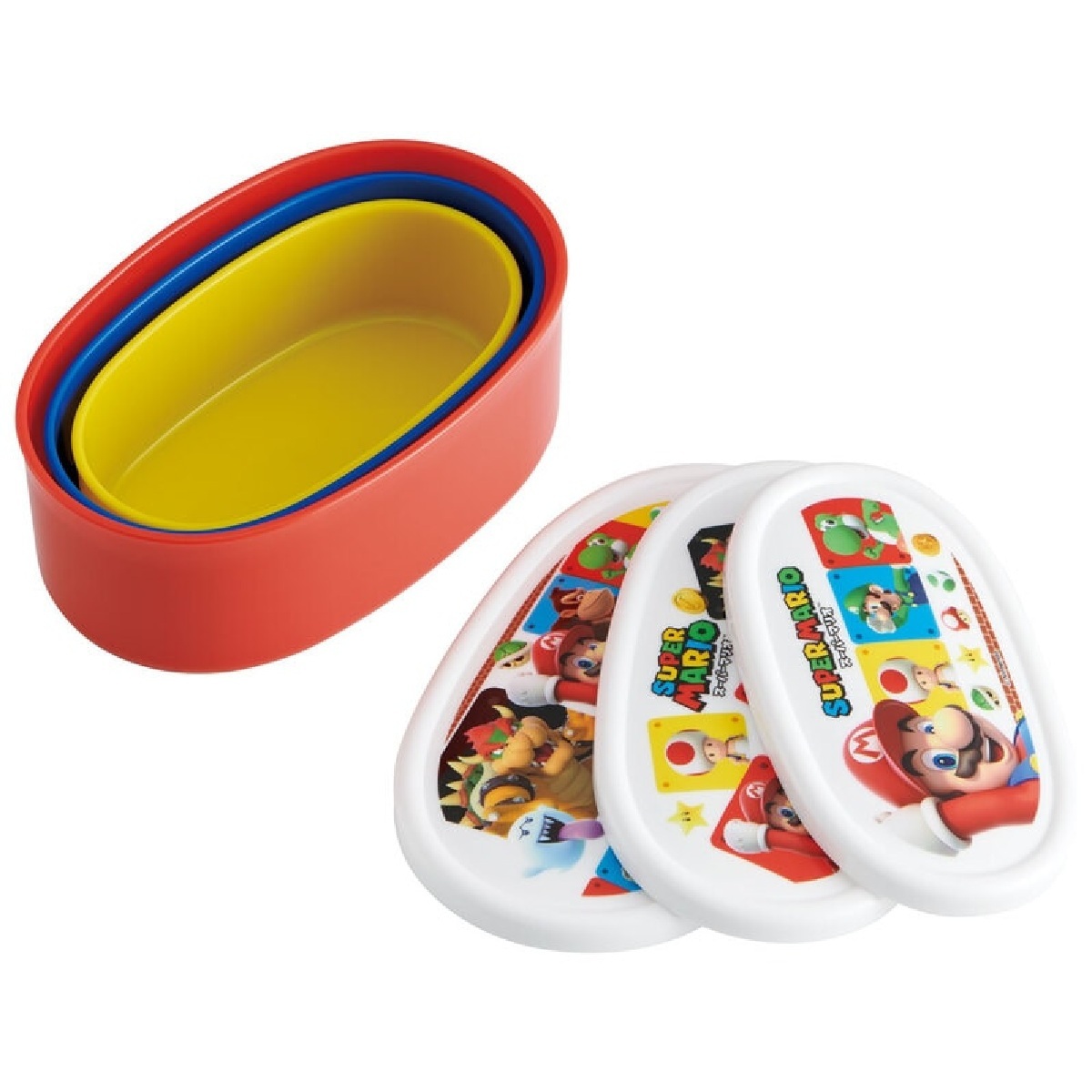 【Skater】ANTIBACTERIAL SEAL CONTAINER 3P SET (Super Mario)