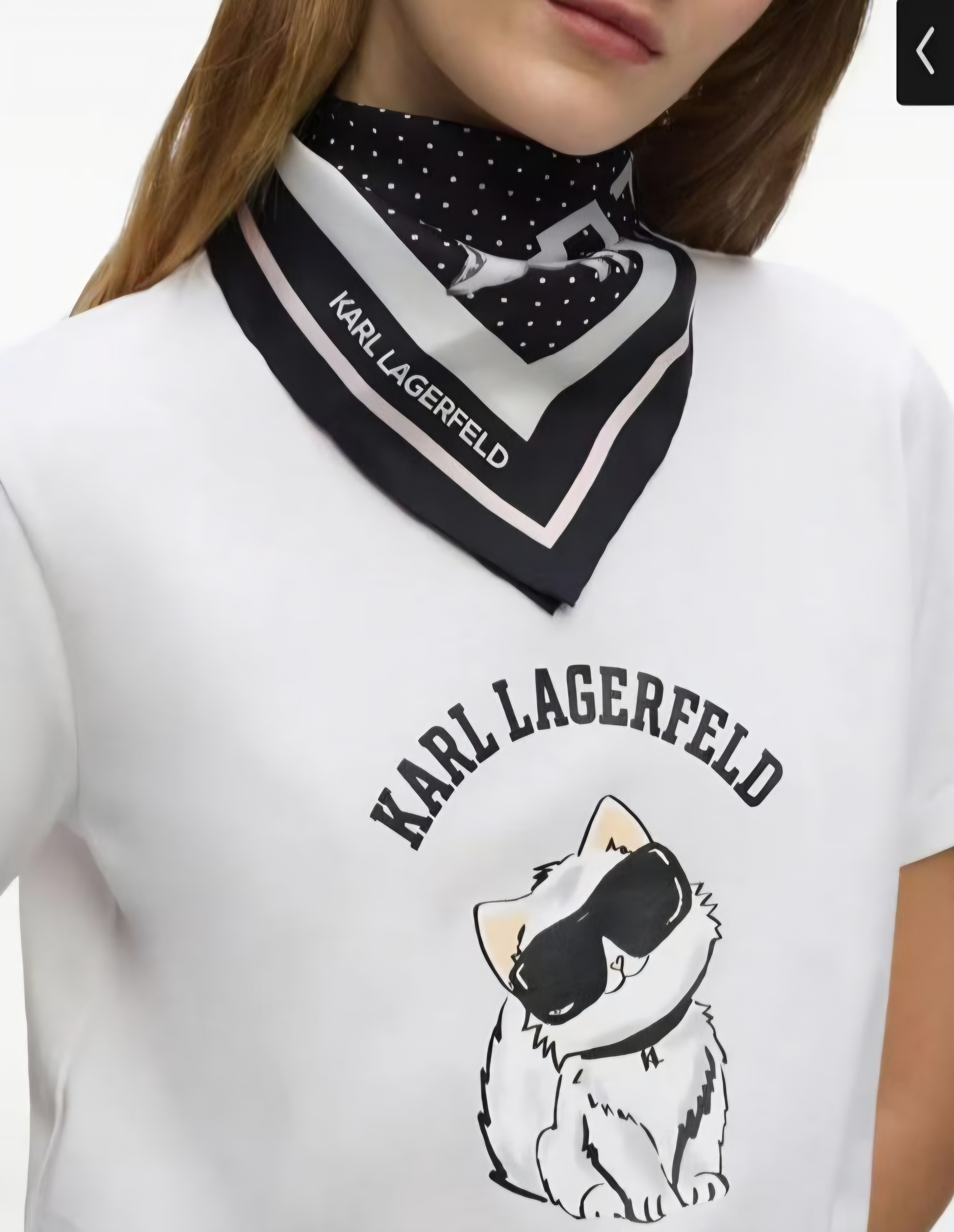 KARL 老佛爺 黑超貓貓 女款 Tee #6-11