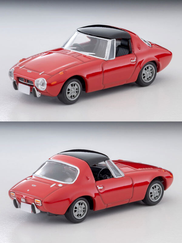 預訂:1/64 TOMYTEC LV-139d Toyota Sports 800 Custom Wheel Installed Car (Red) '69 Type (336563)
