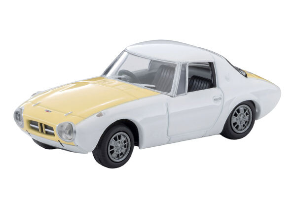 預訂:1/64 TOMYTEC LV-215b Toyota Sports 800 Custom Color (White/Yellow) '65 Type (337607)