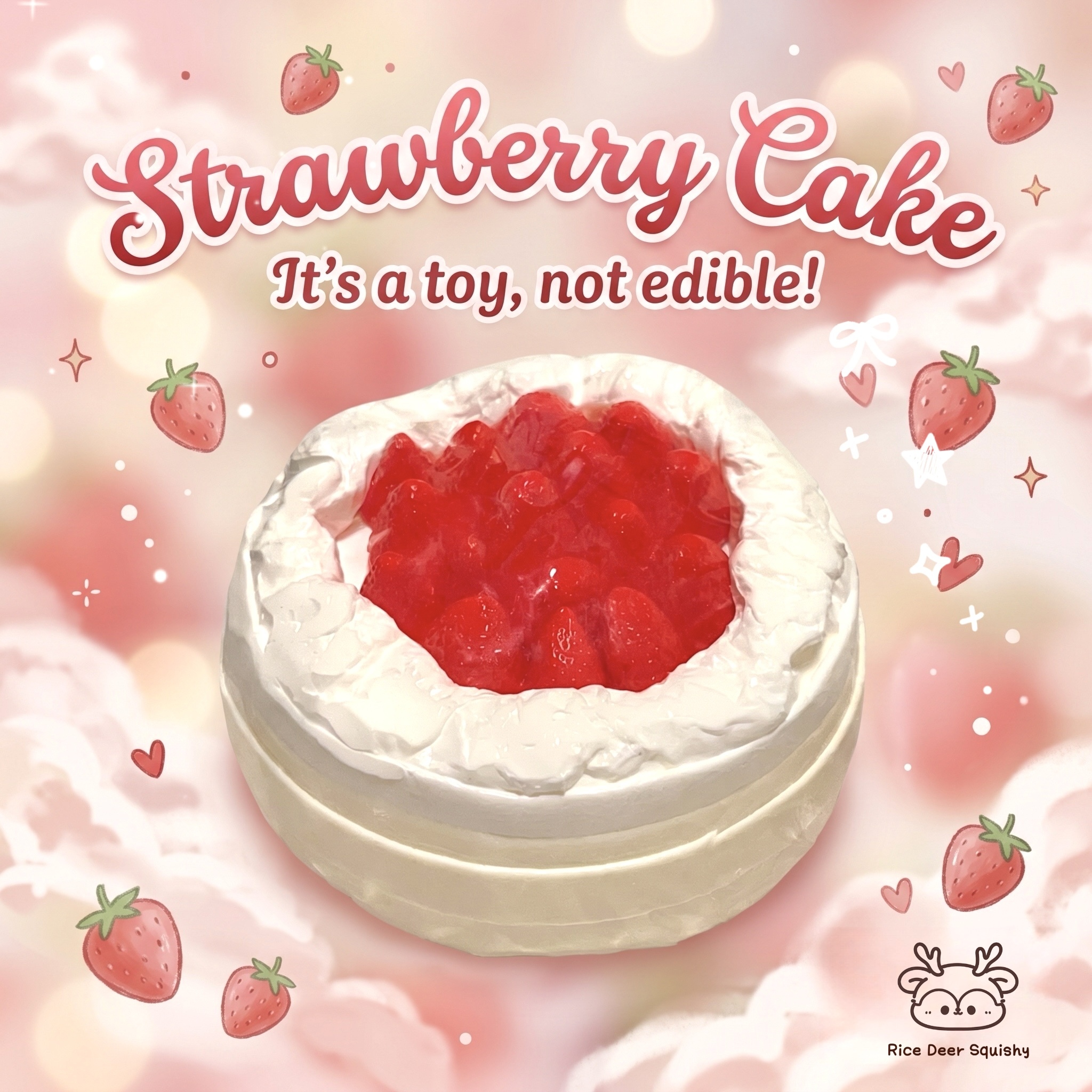 Strawberry Cake - by Handmade
