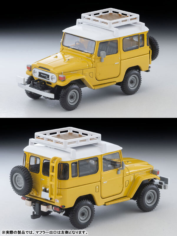 預訂:1/64 TOMYTEC LV-N381a Toyota Land Cruiser 40 (Yellow) (340164)