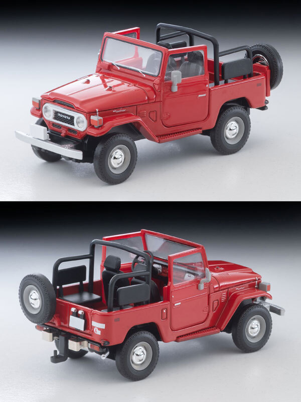 預訂:1/64 TOMYTEC LV-N382a Toyota Land Cruiser 40 Open Top North American Version (Red) (341895)