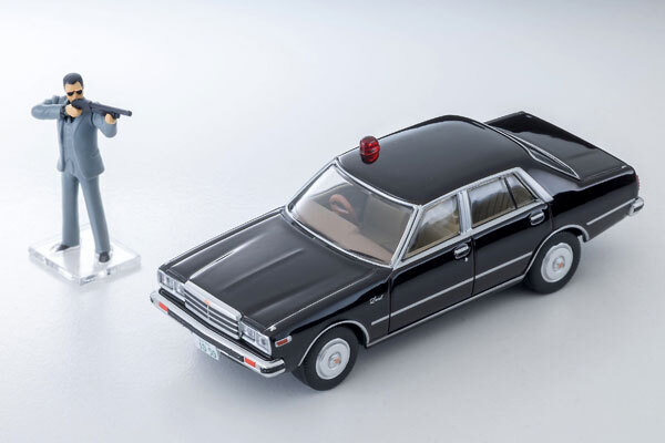 預訂:1/64 TOMYTEC LV-N Movie Stars 05 Seibu Keisatsu Nissan Laurel 2000SGL-E w/Keisuke Daimon Figure (339489)
