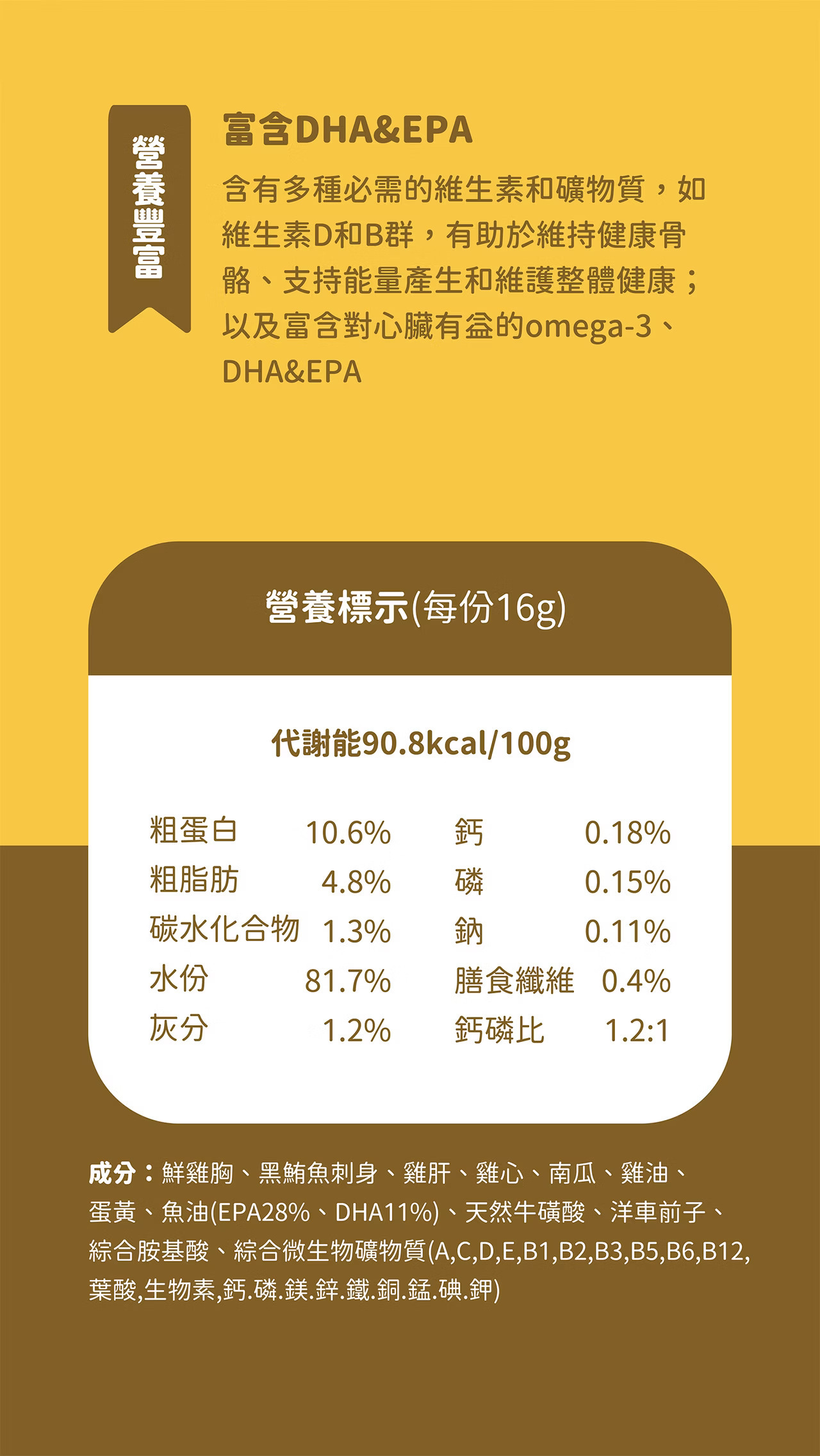 貓有話說 牛磺酸 主食肉泥