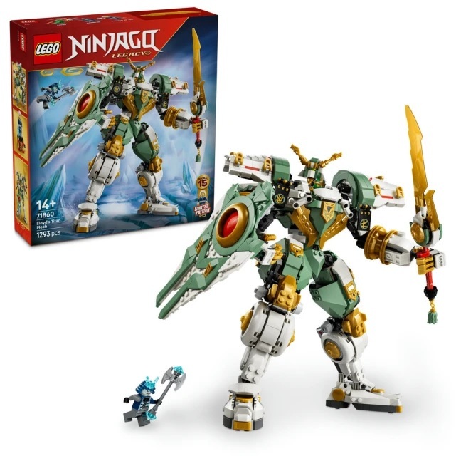【玩具研究中心】LEGO 樂高 旋風忍者 勞埃德的鈦機械人 15 週年紀念版 71860