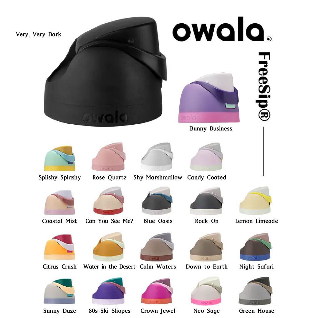 【預購】美國 Owala FreeSip 系列 不鏽鋼保溫杯 專用杯蓋 Replacement Lids 原廠配件 替換蓋 多色可選