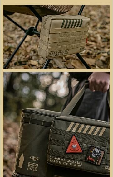 CARGO 工業風戰術包 M｜黑色／卡其／軍綠