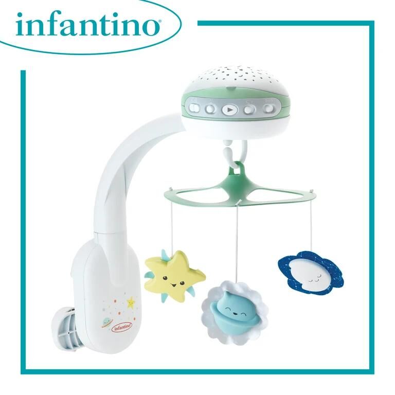 INFANTINO 三合一幻燈音樂床鈴 - 星空