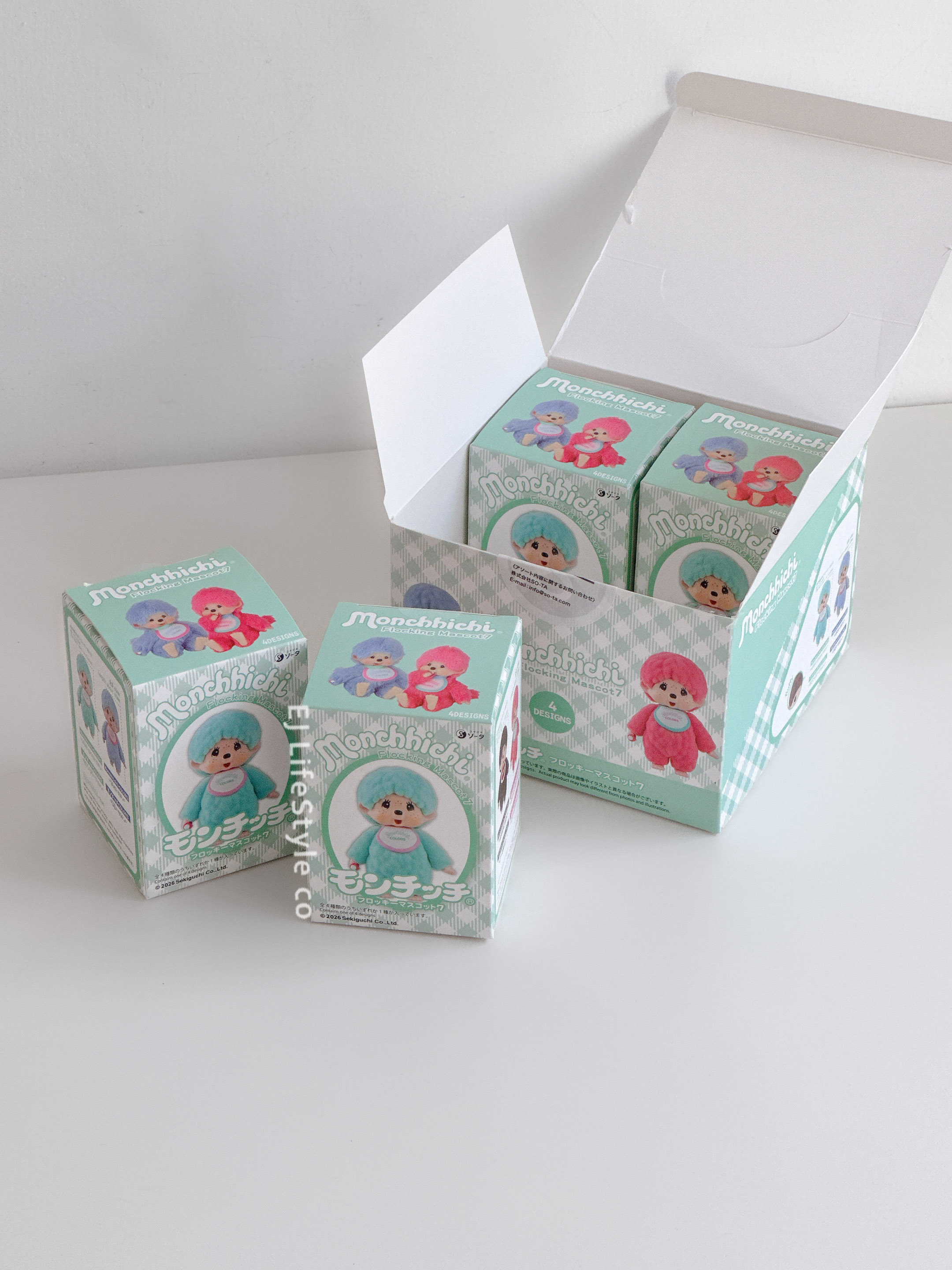 🇯🇵 MONCHHICHI 夢奇奇 蒙奇奇 彩色植絨 公仔盲盒 第七彈 / 現貨