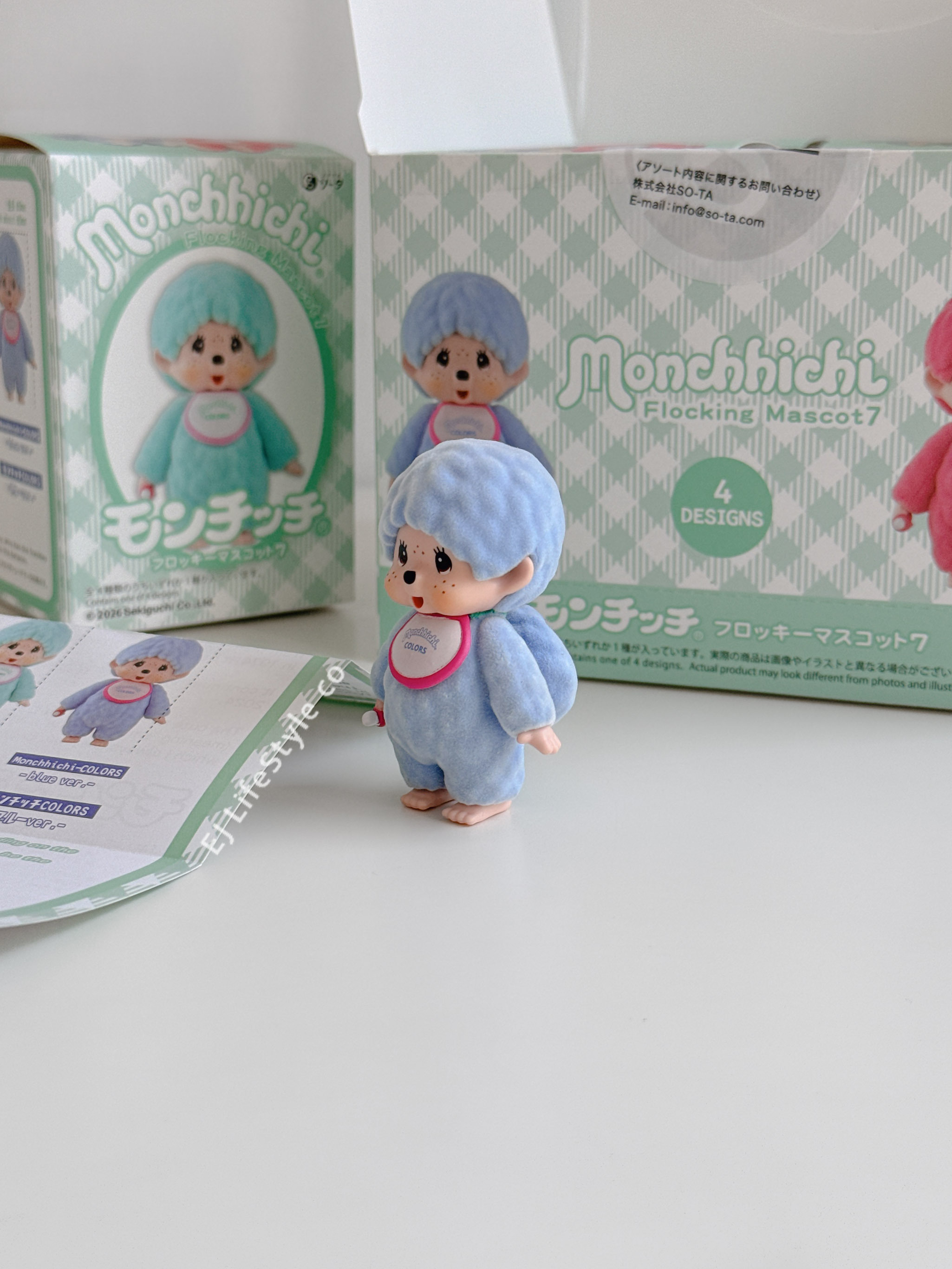 🇯🇵 MONCHHICHI 夢奇奇 蒙奇奇 彩色植絨 公仔盲盒 第七彈 / 現貨