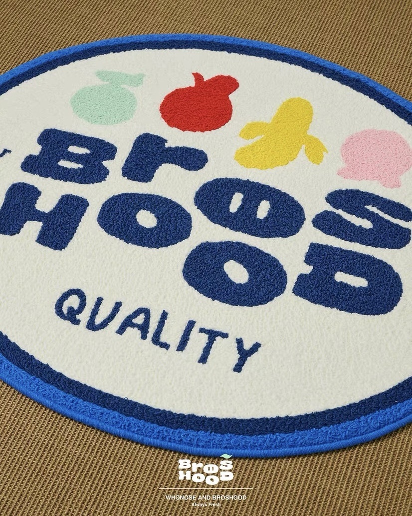 #預購 Broshood x JoeNg whonose 聯名系列 水果貼紙 藝術手工地毯