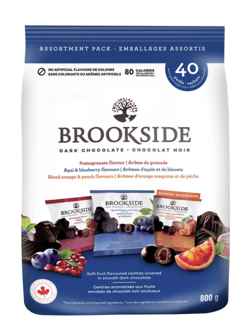 BROOKSIDE 綜合口味夾心黑巧克力 - 800g