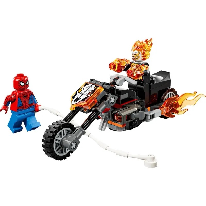 【玩具研究中心】LEGO 樂高 漫威 超級英雄 蜘蛛人大戰惡靈戰警摩托車 76335