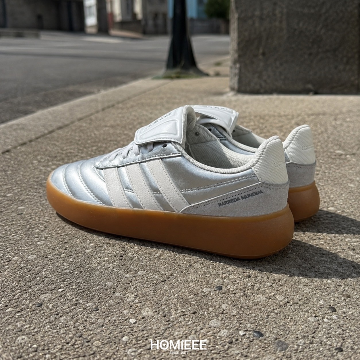 Adidas Barreda Mundial 銀奶油 灰銀 焦糖底 翻蓋 休閒鞋 女鞋 [HP6922]