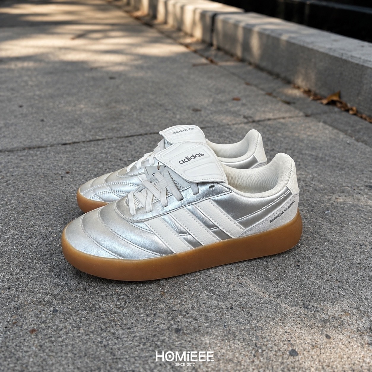 Adidas Barreda Mundial 銀奶油 灰銀 焦糖底 翻蓋 休閒鞋 女鞋 [HP6922]