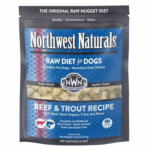 Northwest Naturals Freeze Dried 脫水凍乾狗糧  牛肉+鱒魚味．340g