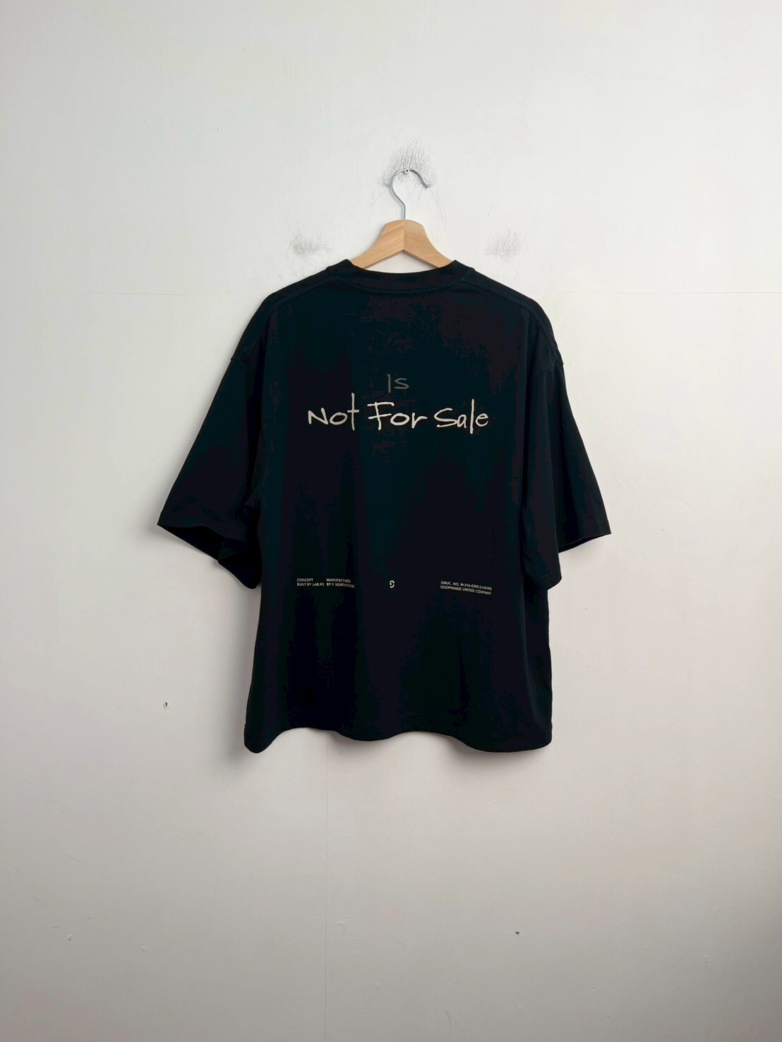 GOOPiMADE NO.93 NOT FOR SALE TEE SIZE NIOH