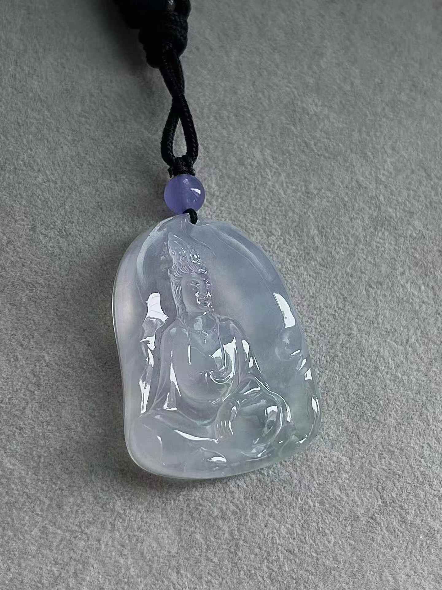 翡翠觀音牌,天然翡翠A玉, 緬甸玉, Jade, Jadeite