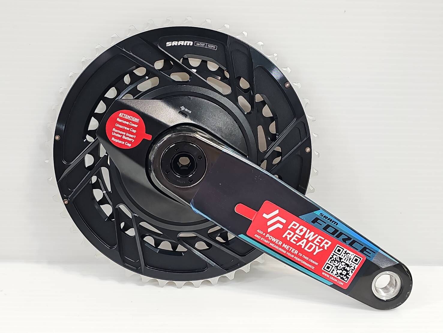 SRAM FORCE E1 AXS 12速 46/33T 功率大盤 雙盤功率計 功率計大齒盤  腿長:160 165mm