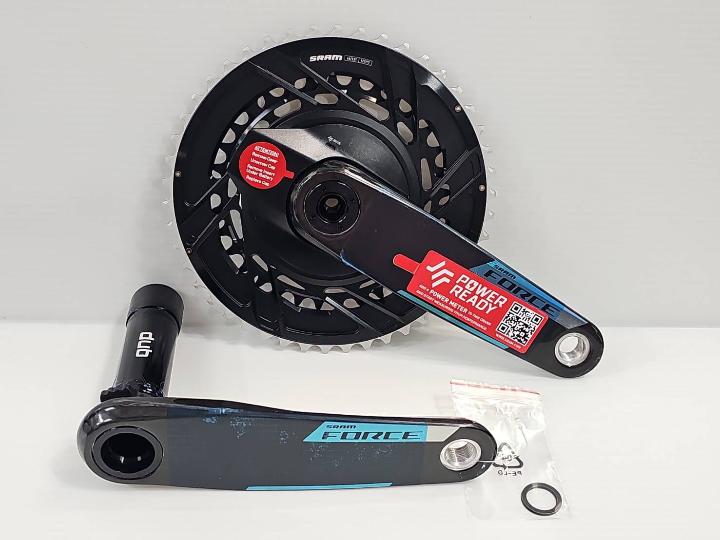 SRAM FORCE E1 AXS 12速 46/33T 功率大盤 雙盤功率計 功率計大齒盤  腿長:160 165mm