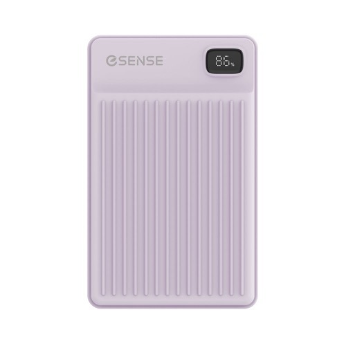 Esense 自帶線快充固態行動電源(37-SSB100BK/WH/PL)