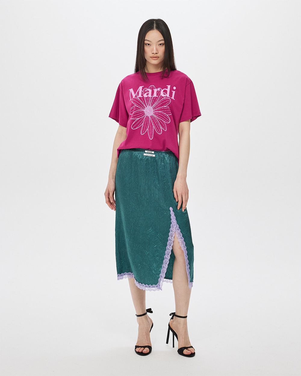 Mardi Mercredi | TSHIRT FLOWERMARDI_MAGENTA LAVENDER