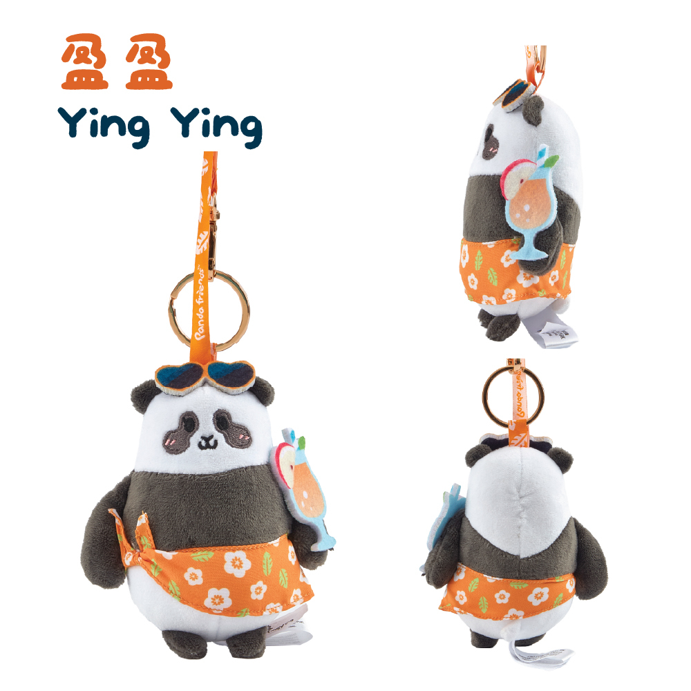 Panda Friends夏日系列 : 大熊貓毛絨匙扣盲盒