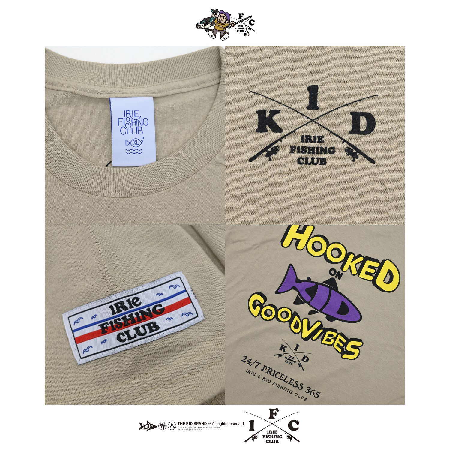 KID ® IFC X KID 釣上好心情短T