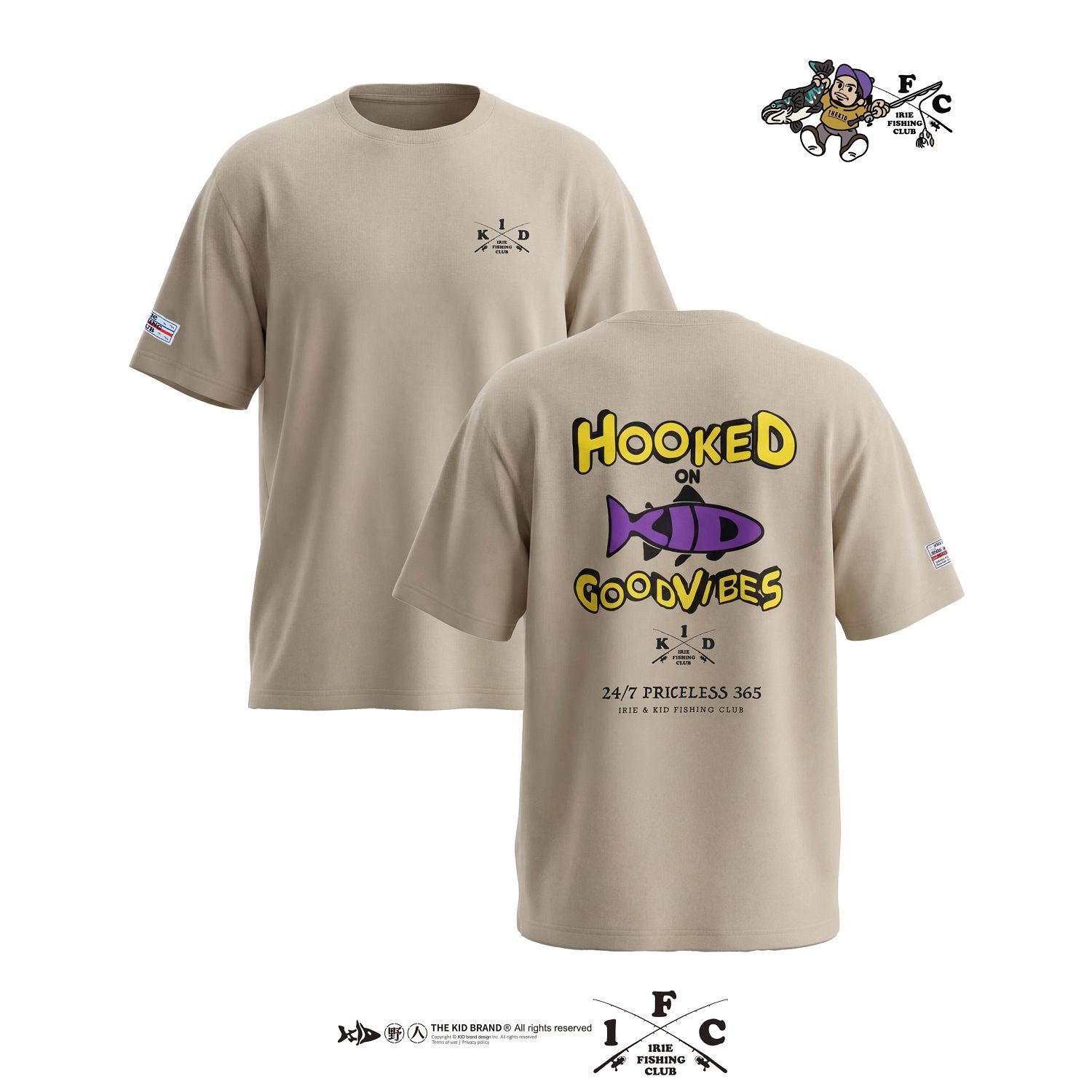 KID ® IFC X KID 釣上好心情短T