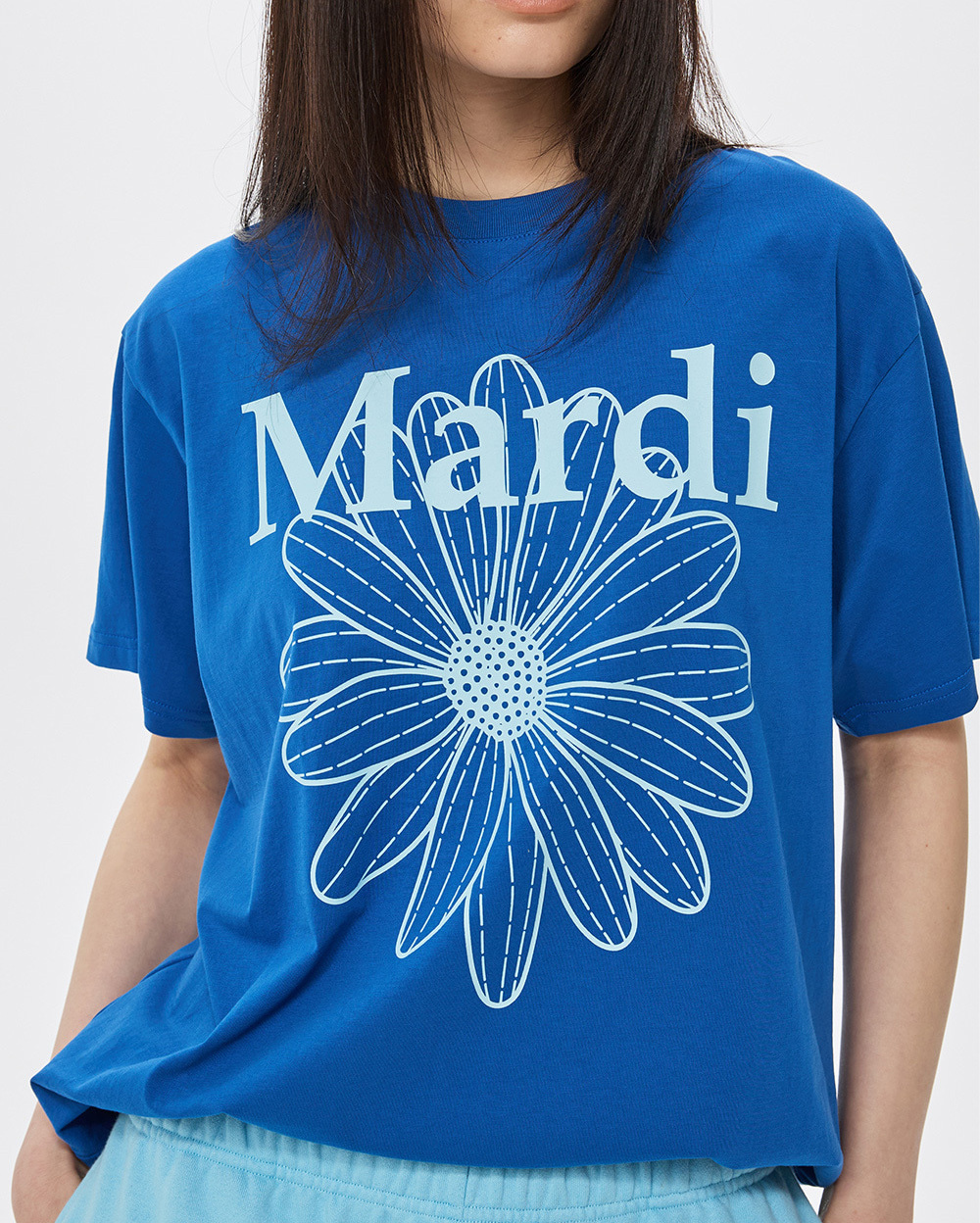 Mardi Mercredi | TSHIRT FLOWERMARDI_BLUE SKY