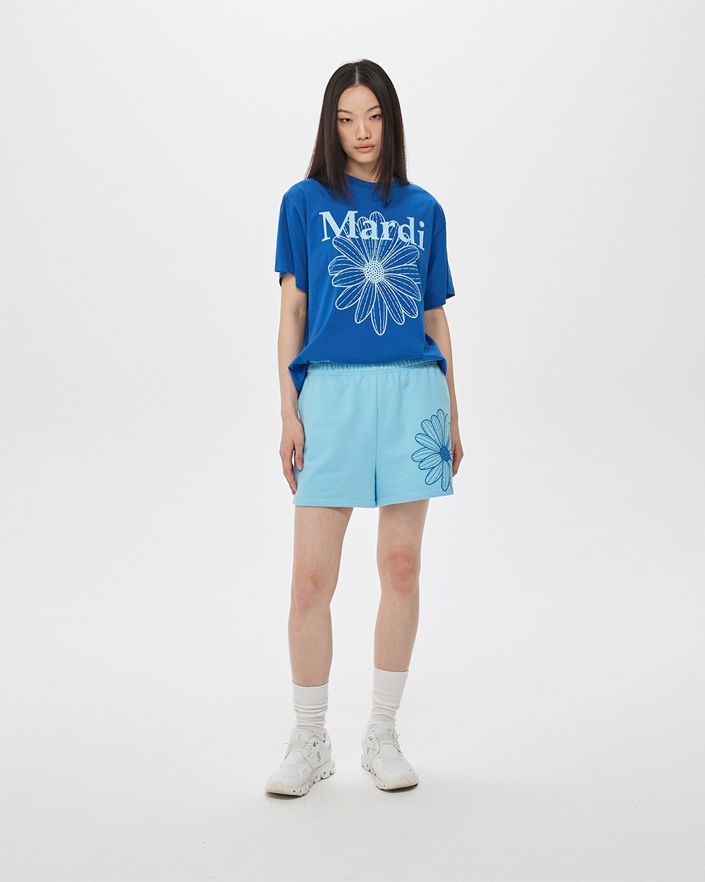 Mardi Mercredi | TSHIRT FLOWERMARDI_BLUE SKY