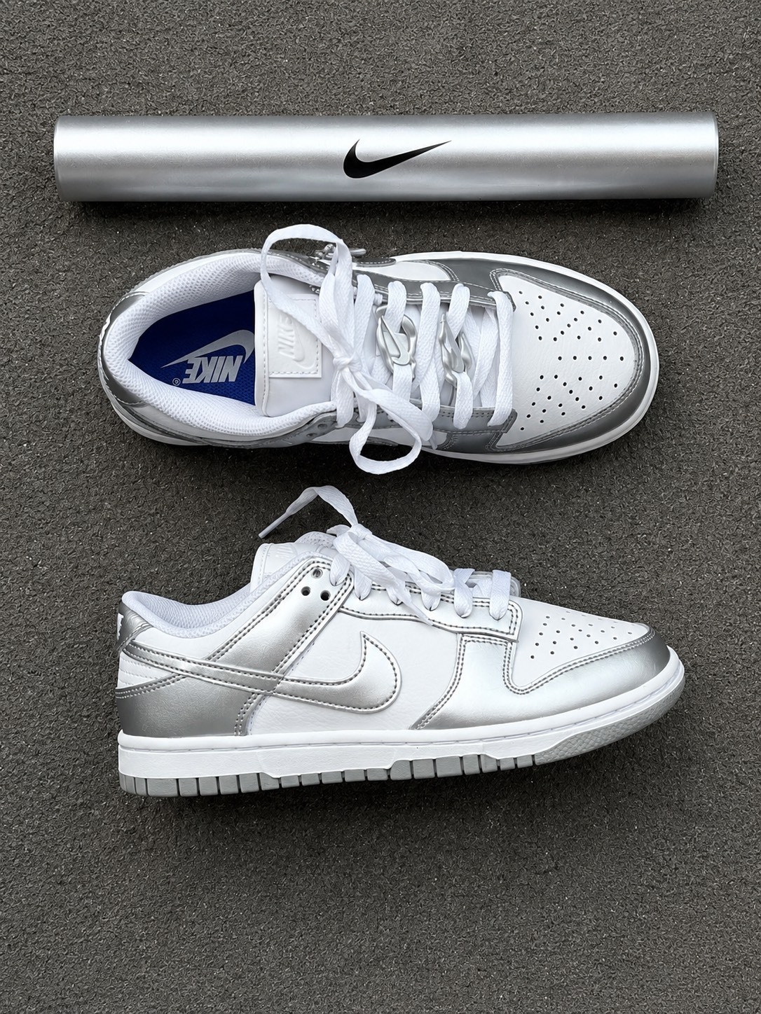 NIKE DUNK "METALLIC SILVER" 金屬流體銀