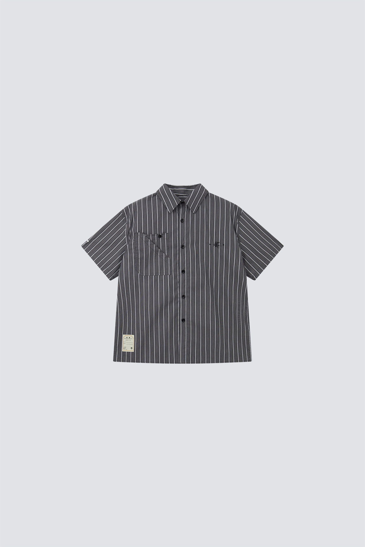 TBI Strip Daily Shirt｜Gray Stripe｜Hong Kong Original Design