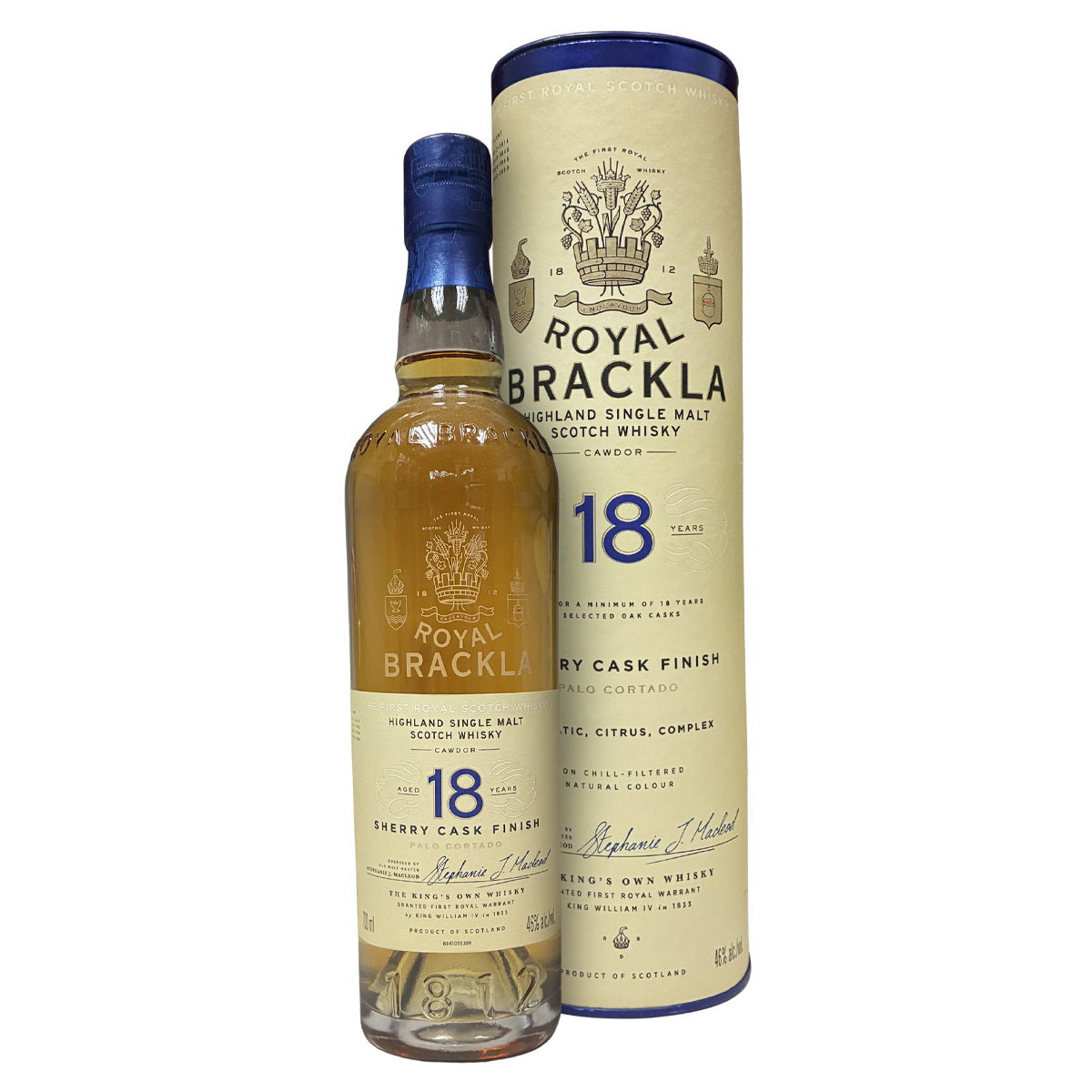 Royal Brackla 18 Years Old Palo Cortado Sherry Cask Finish 46%