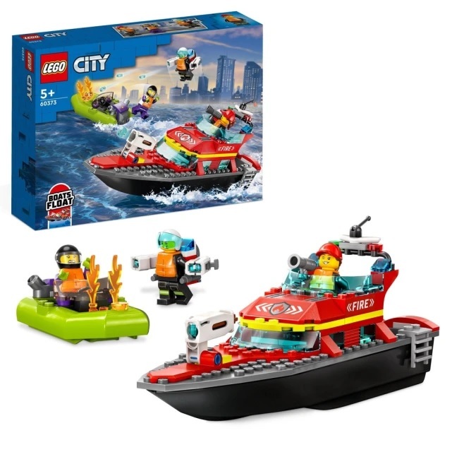 【玩具研究中心】LEGO 樂高 城市系列 消防救援船 60373