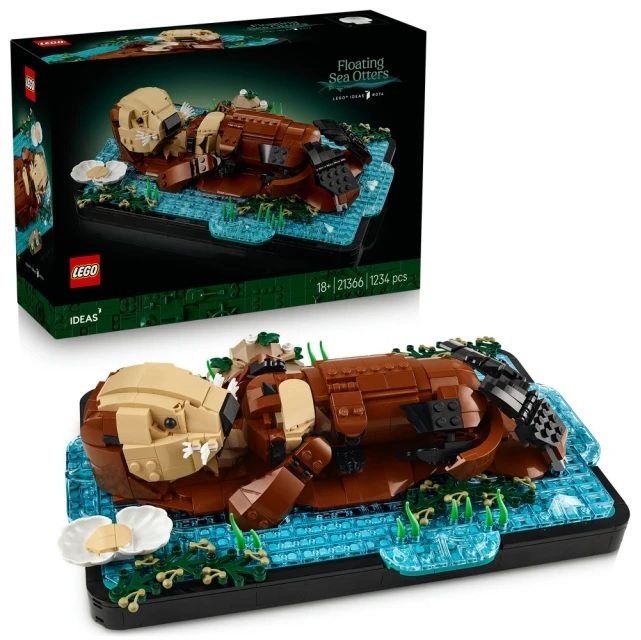 【玩具研究中心】LEGO 樂高 Ideas 漂浮海獺 21366