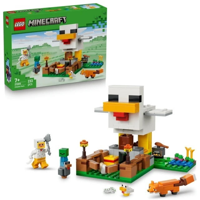 【玩具研究中心】LEGO 樂高 Minecraft 雞農場 21585