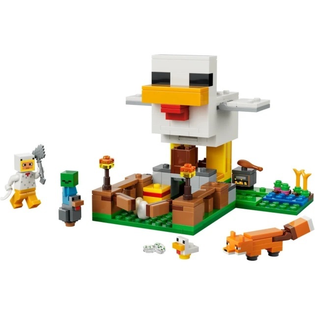 【玩具研究中心】LEGO 樂高 Minecraft 雞農場 21585