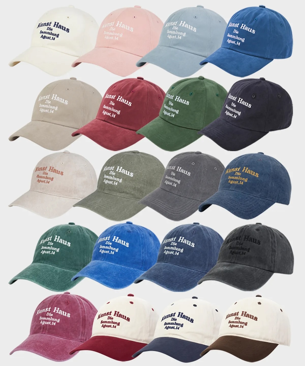限時優惠｜DUMARO KUNST HAUS COTTON BALL CAP (39 Colours)