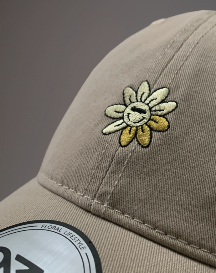 369Lab Lemon baby flower cap - BEIGE | 2S6CAP002