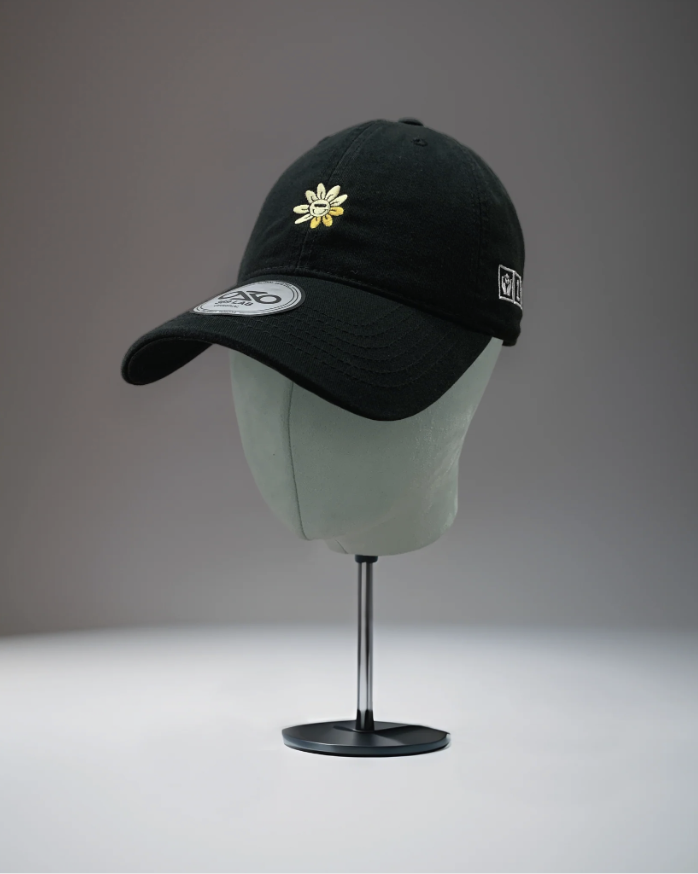 369Lab Lemon baby flower cap - BLACK | 2S6CAP002