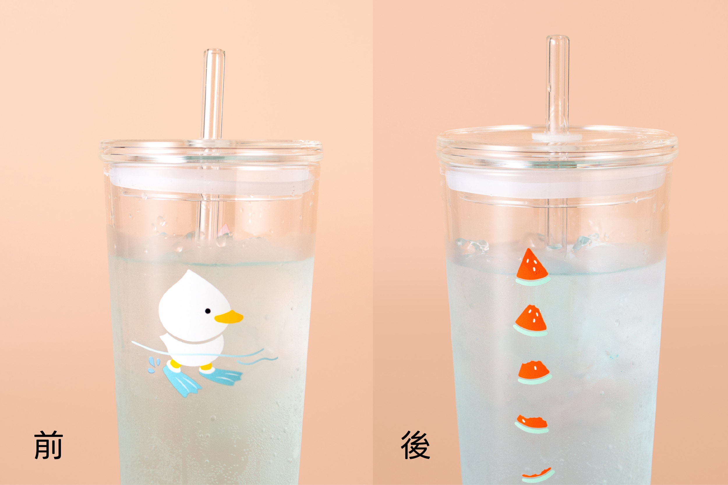 好玻-玻璃吸管杯