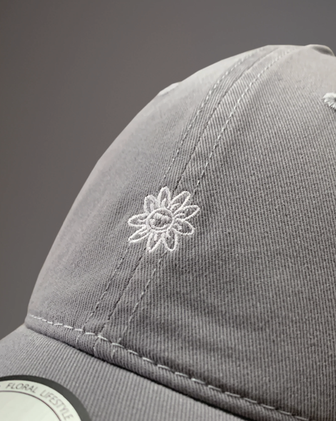 369Lab Mono mini baby flower cap - GREY | 2S6CAP003