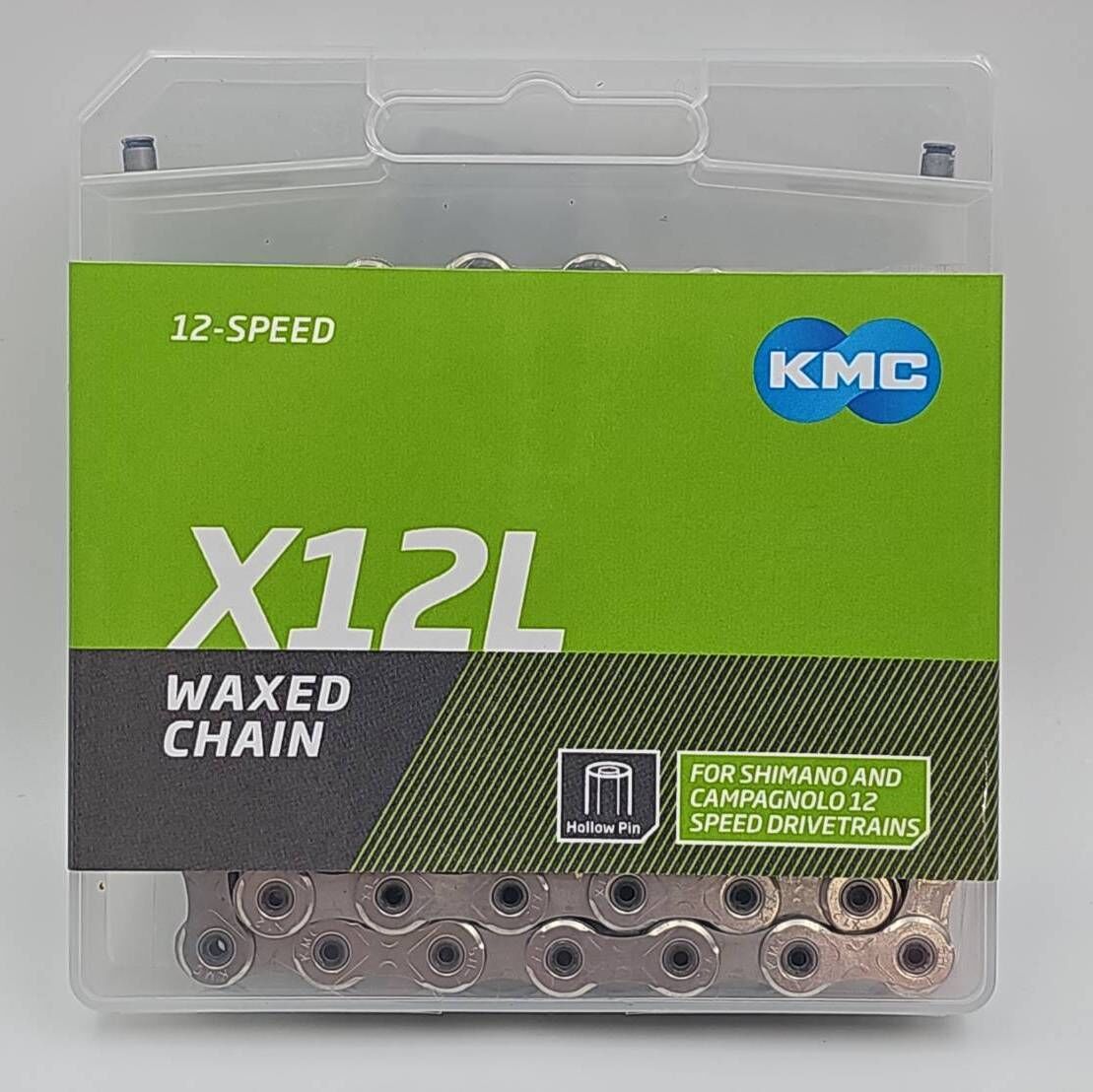 KMC X12LW 12S 輕量上腊鏈條 銀色蠟鏈條 蠟鏈條  12速蠟鏈條 GO WAXED 腊鏈條 預上腊鏈條 輕量腊鏈條