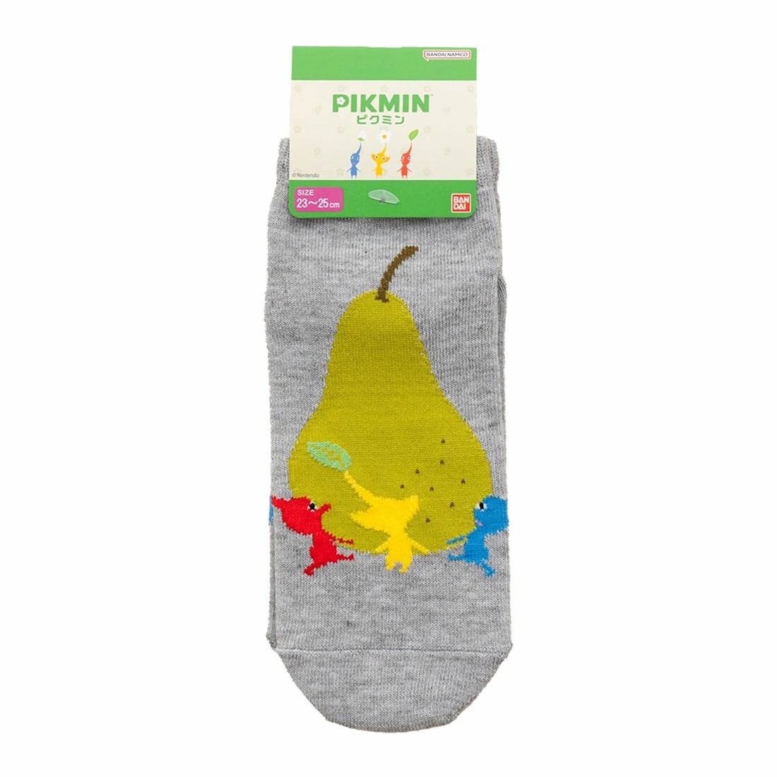 Nintendo Pikmin Ankle Socks Pear (Grey) (23-25cm)