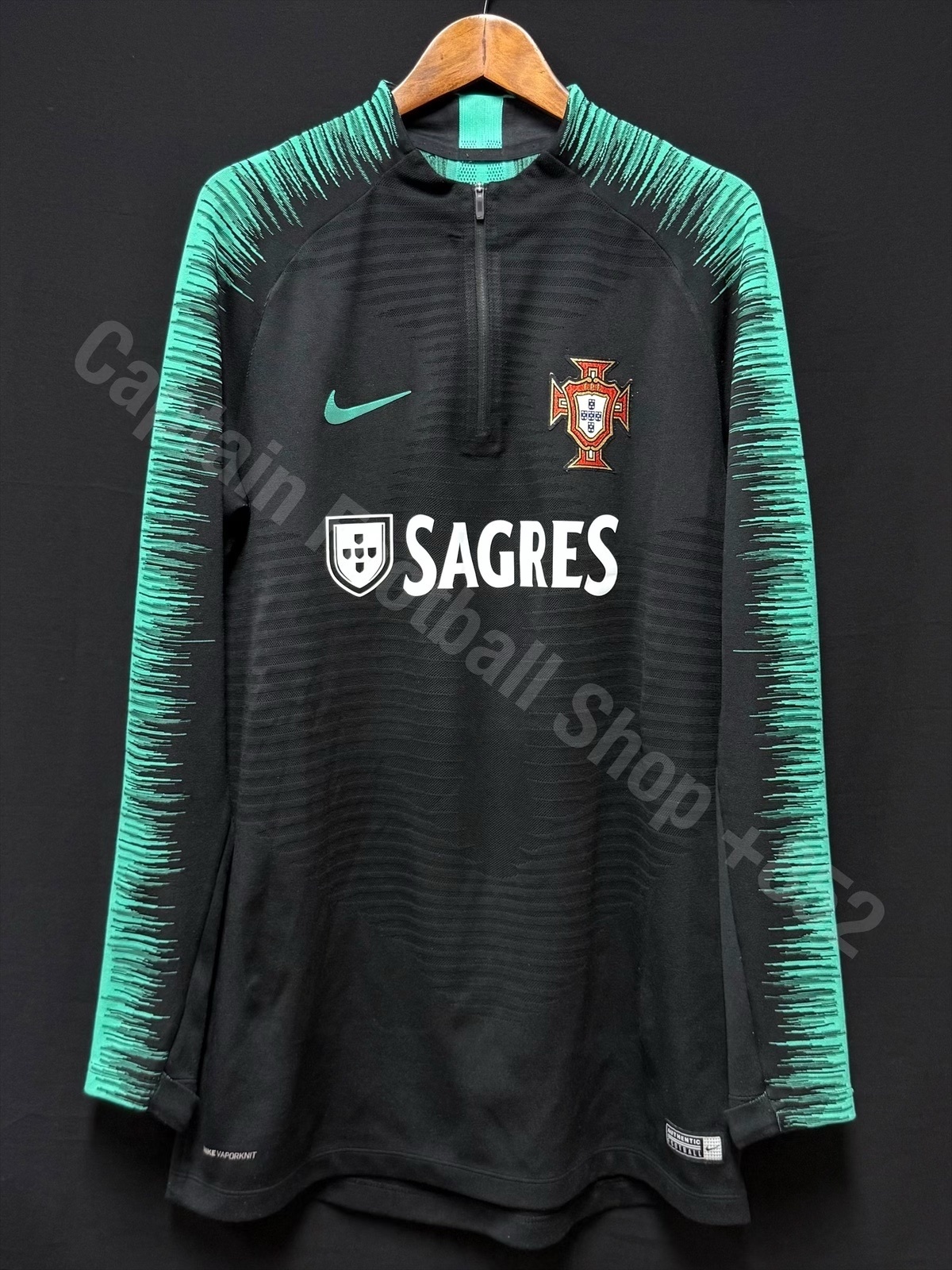 (Player Issue) Portugal 2018 Nike Player Issue Half Zip Training Shirt