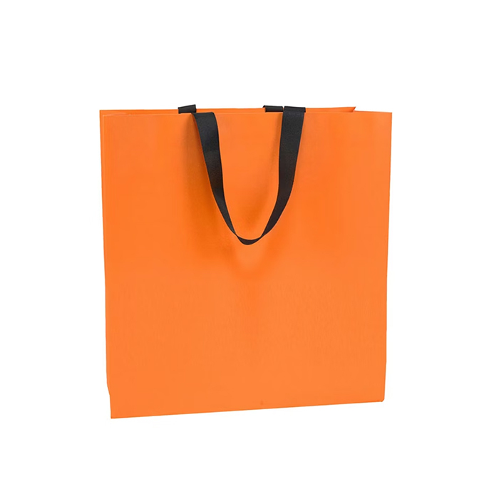 厚磅 精品紙袋 H283012 單色滿版 晨光橘 10入/包 28x30x12cm【NH25-283002】