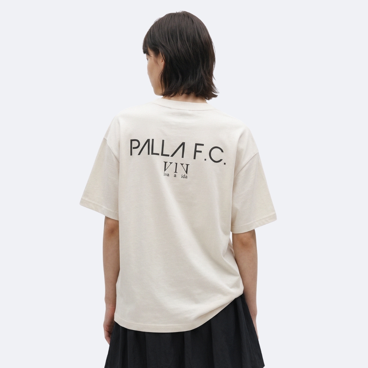 男裝復古 PALLA F.C. 寬鬆落肩全棉T裇
